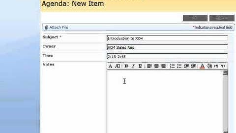 SharePoint Shepherd 2007 - Create A Meeting Agenda
