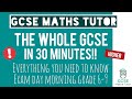 Ace Your GCSE Maths in Just 30 Minutes: Essential Revision for Grades 6-9 📚