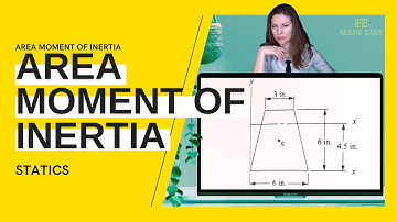 FE Review - Statics - Area Moment of Inertia (Parallel Axis Theorem)