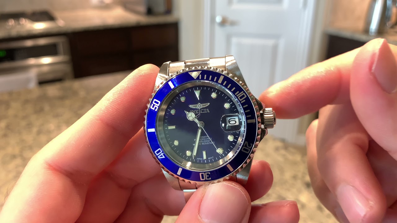 Invicta Pro Diver 9094 OB Watch Review Submariner Homage) YouTube