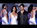 Disha patani sets red carpet ablaze in backless white gown at yodha screening 