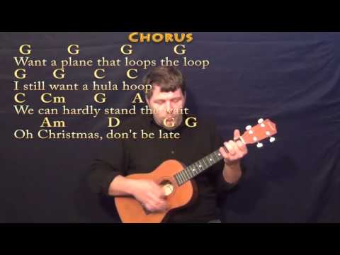 christmas-don't-be-late-(christmas)-bariuke-cover-lesson-in-g-with-chords/lyrics