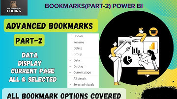 Master Bookmark Options in Power BI: Data, Display, Current Page, All & Selected Visuals Explained