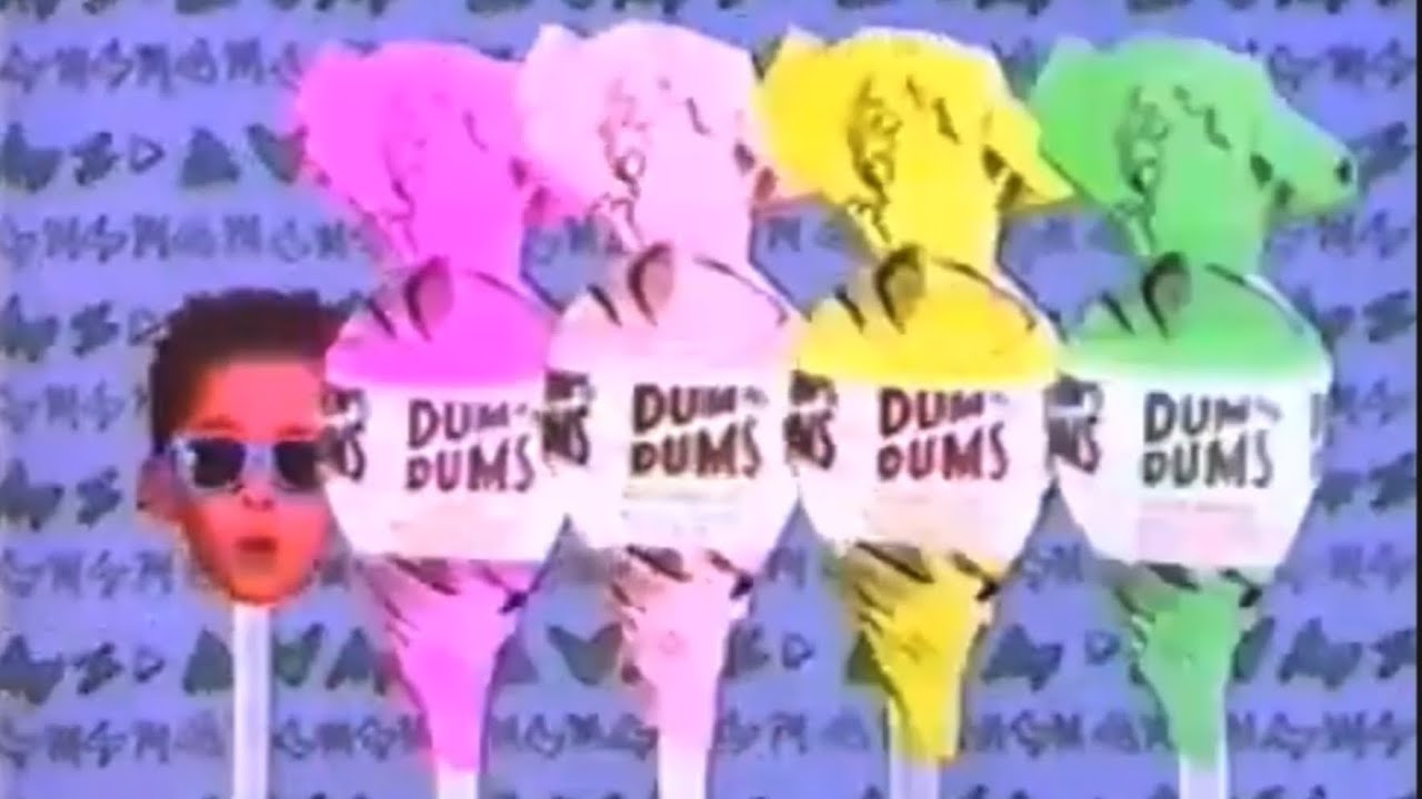 Old Raspberry Dum Dums 1991 Dum Dums Pops Commercial - YouTube