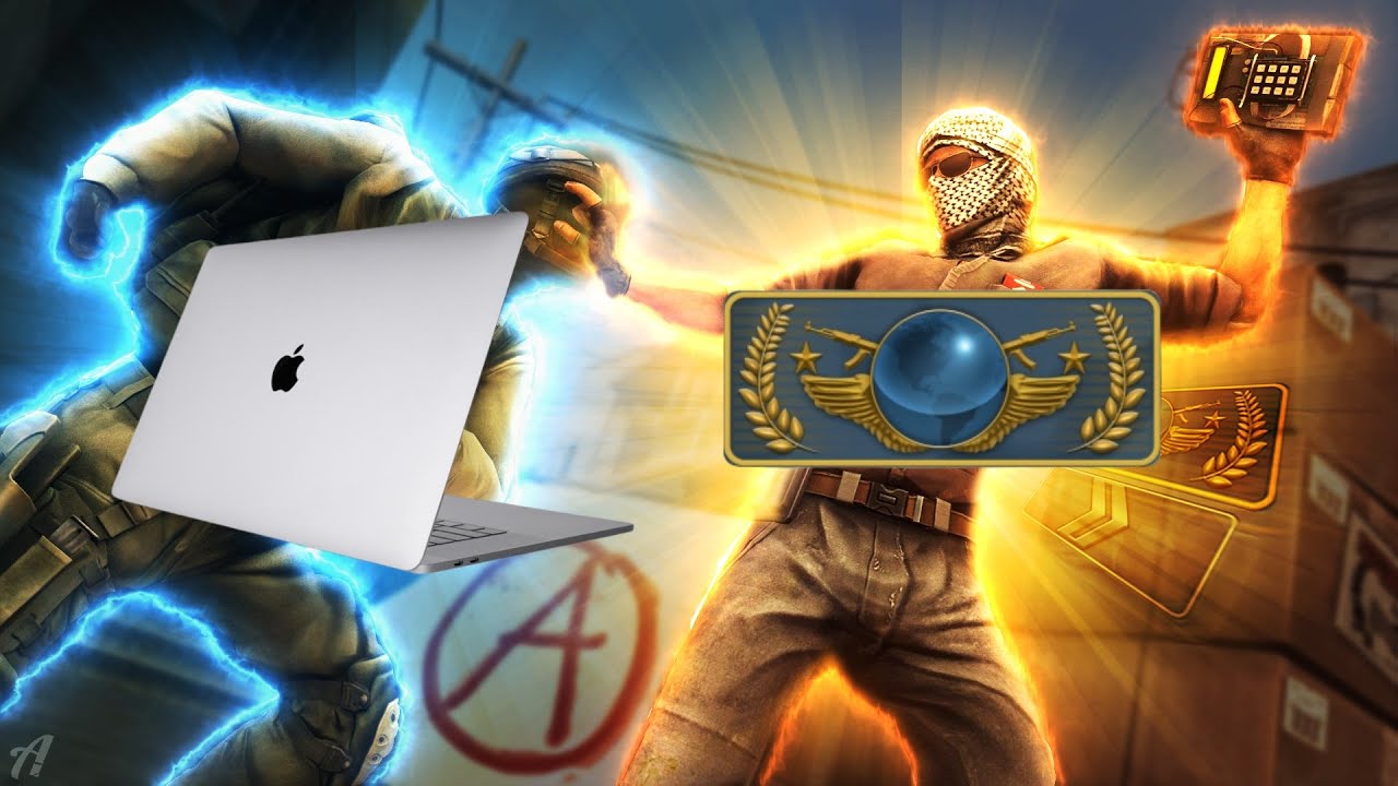 macbook player gets global with new csgo rank update - YouTube