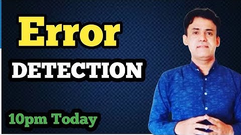 Error Detection