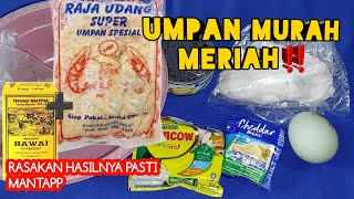 CARA MEMBUAT RACIKAN UMPAN IKAN MAS BAHAN RAJA UDANG SUPER