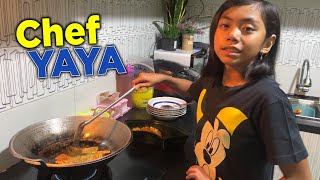 Yaya Jadi Chef Masak Buat Buka Puasa !!