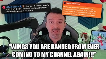 DSP Bans Wings for Life After Getting Humiliated for Donating on His Channel & Fight Wings Mod