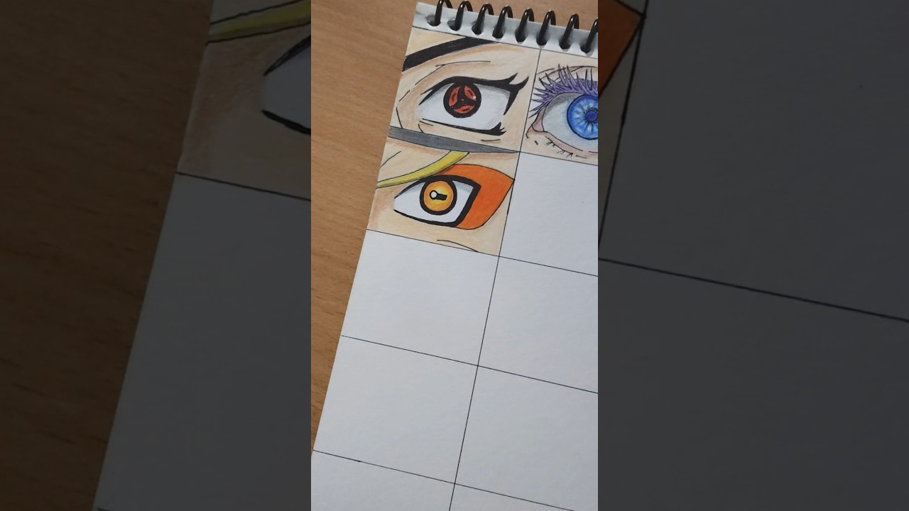 Naruto eye drawing ✨✨