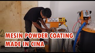 REVIEW MESIN POWDER COATING PRODUK IMPORT #powdercoating #mesinpowdercoating #otomotif