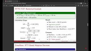 NS3 Project Proposal : RTT-Adaptive Hybrid TCP