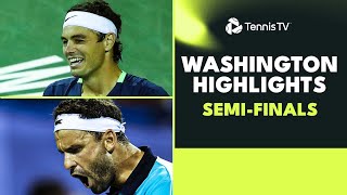 Fritz Faces Griekspoor; Evans & Dimitrov Clash | Washington 2023 Semi-Final Highlights