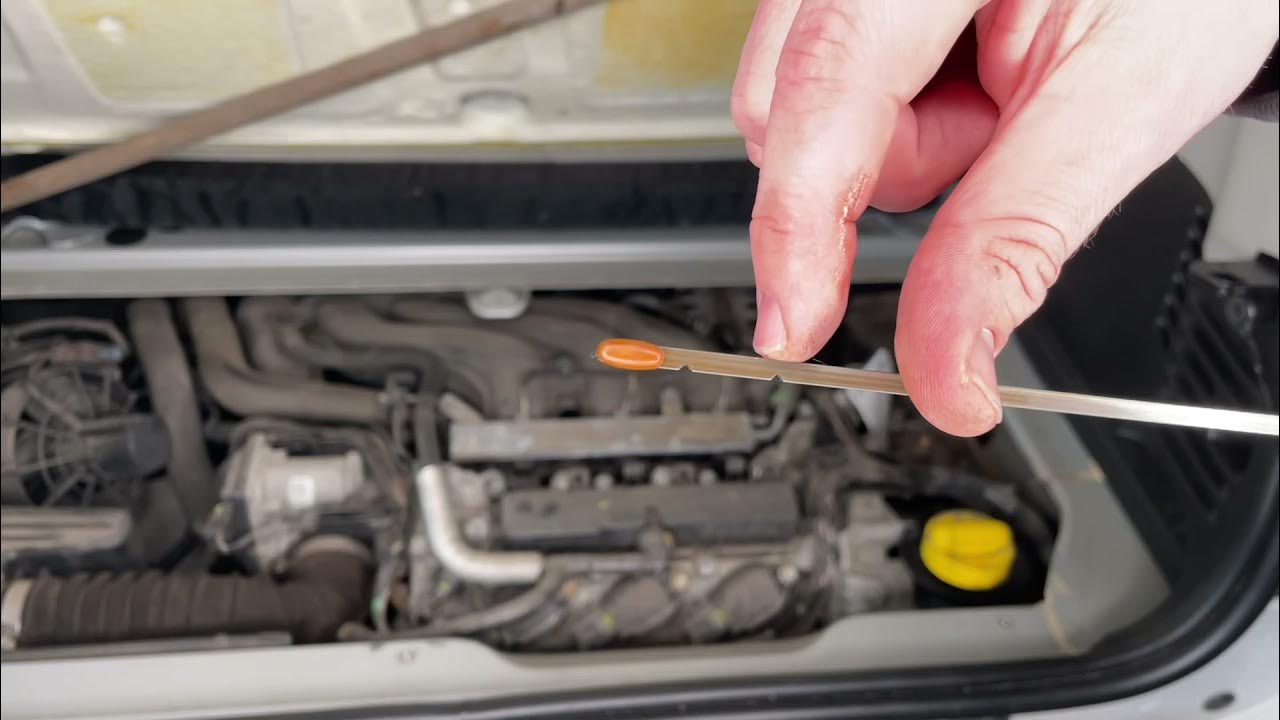PKW Motor Ölstand messen mit Messstab/Ölstab Motoröl prüfen Smart ForTwo Anleitung YouTube