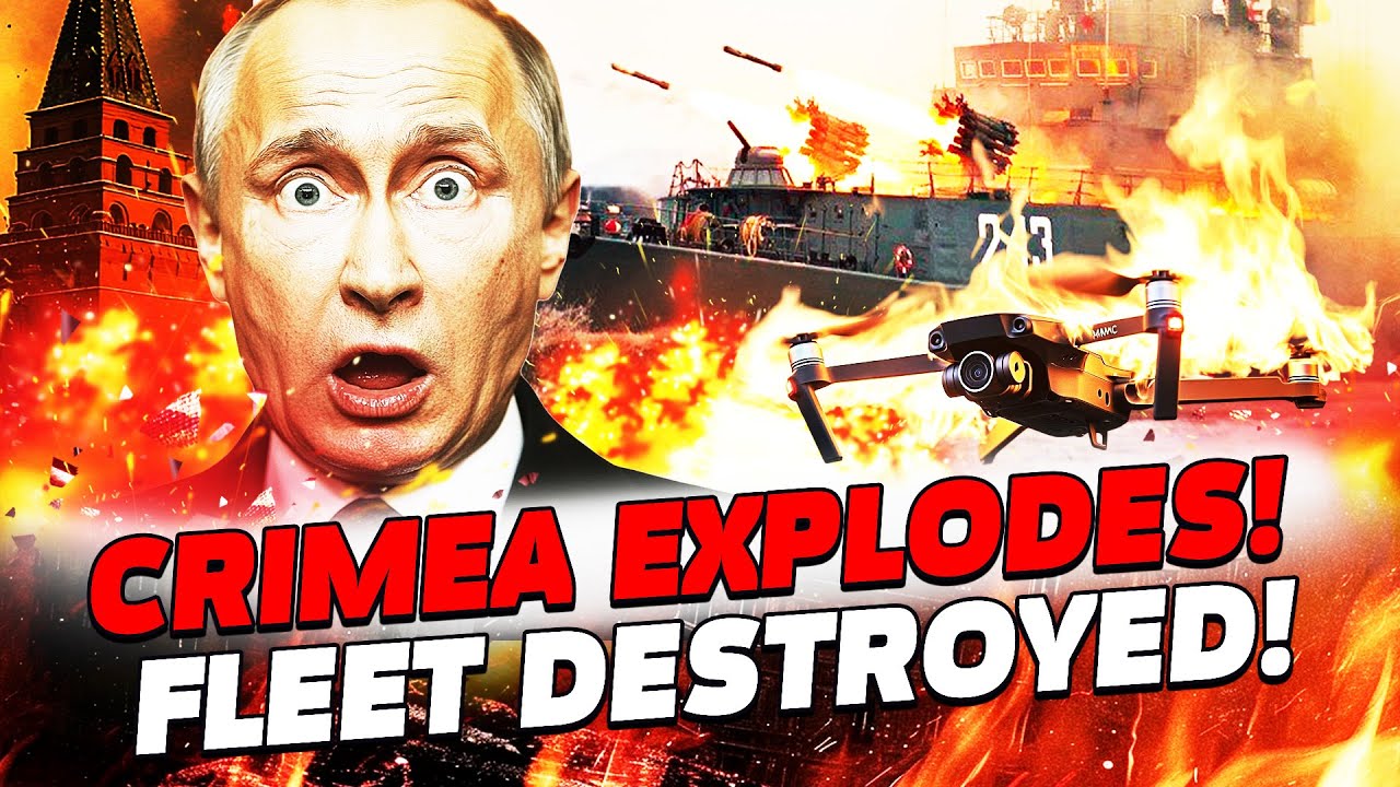 🔥TOTAL DISASTER FOR RUSSIA — UKRAINIAN DRONES OBLITERATE CRIMEA’S FUEL & DEFENSE! | DASHA
