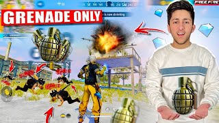 1 Million Grenade In One Mach Only Grenade Challenge 💣😂 - Garena Free Fire