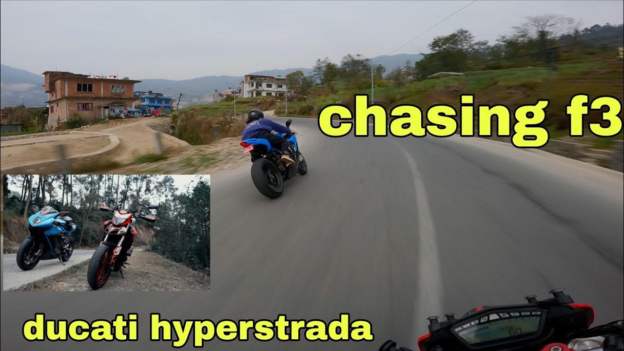 Chasing f3 with ducati hyperstrada🥵 \ f3 exhaust note \ superbike nepal 🇳🇵