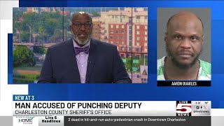 Man accused of running from Charleston Co deputies punching 1