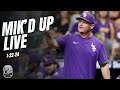 Mikd up w mikie mahtook  j mitch  lsu baseball jay johnson live in studio  lsu 1st pitch recap