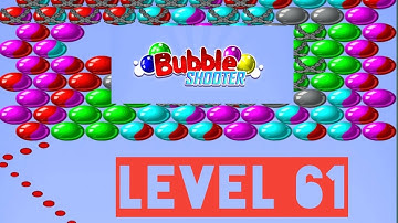 bubble shooter Gameplay / Level 61 / bubble shooter Game online