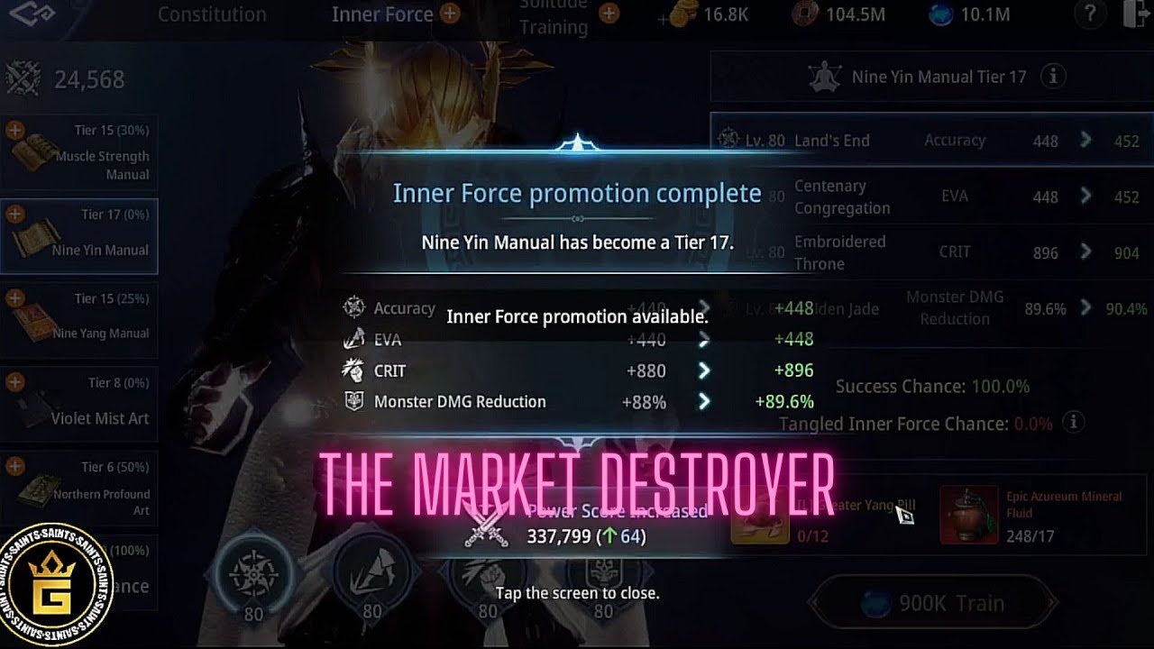 MIR4 - SLAYER G, THE GREATEST F2P MIR4 PLAYER | INNER FORCE UPGRADE