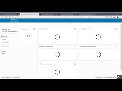 Autonomous Lab 02: Setting up Schema and Data Import