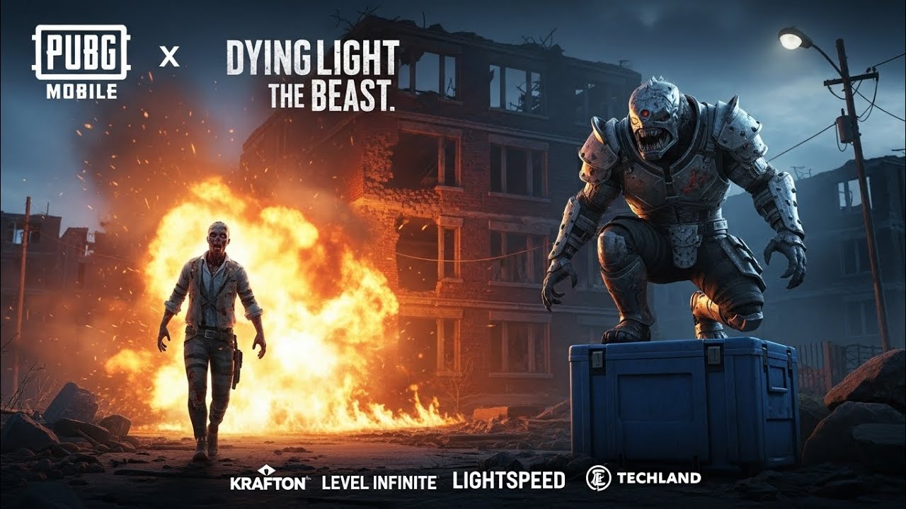 PUBG Mobile × Dying Light: The Beast – New WOW Map Gameplay! 🔥 Zombie Mode Returns