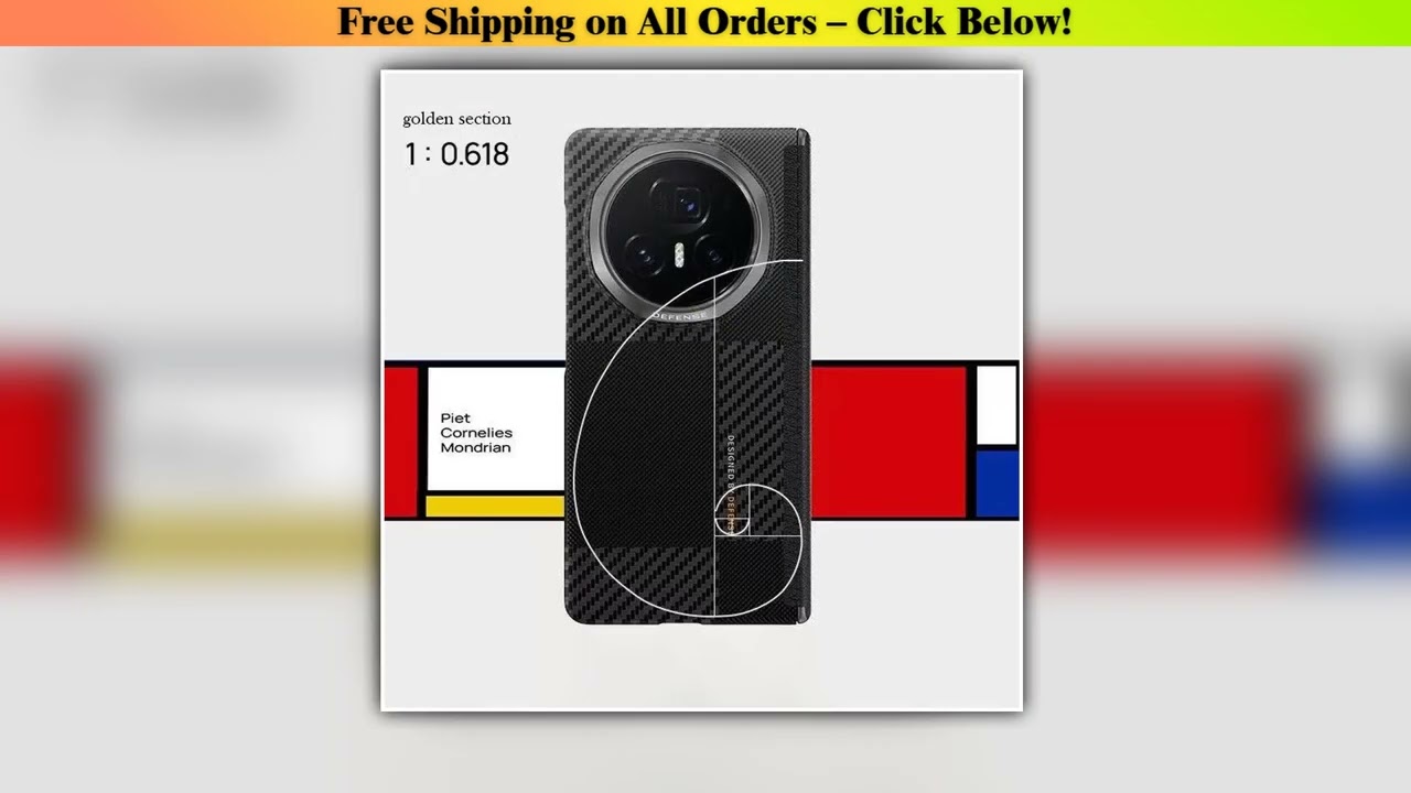 DEFENSE Original Case For Honor Magic V5 Kevlar Wireless Charging Back Cover Case for HONOR MAGIC 5