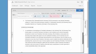 Using 'Only I Sign' to sign and send a document | Adobe Acrobat