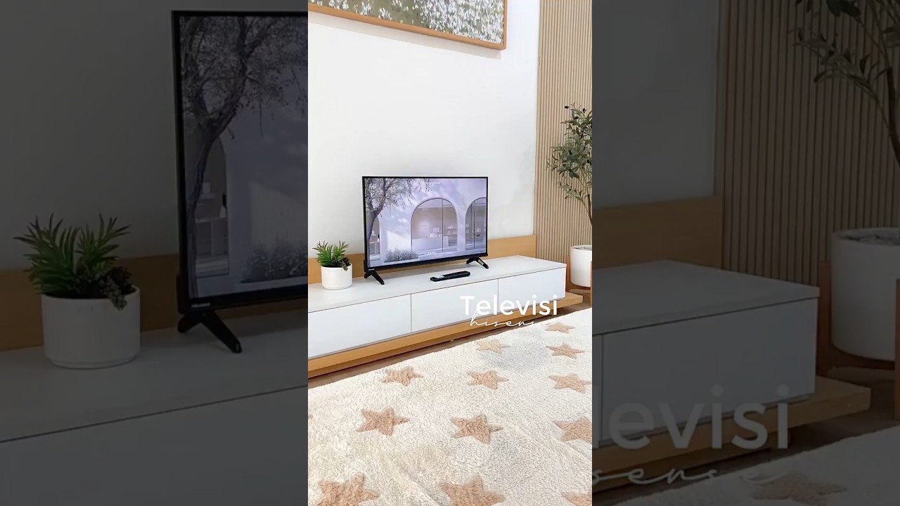 TV 2K QLED ✨#tv #televisi #tvqled #tvhisense #homedecor #rumahminimalis #rumahaesthetic