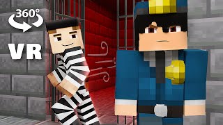 360° VR  Jailbreak (Minecraft Animation)