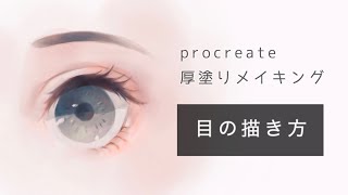 字幕 目の描き方 厚塗り メイキング Procreate Illustration Making Youtube