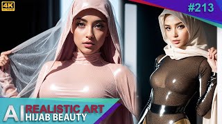 Ai Art - Beautiful Hijab Fashion Latex - #Hijab #Lookbook #213