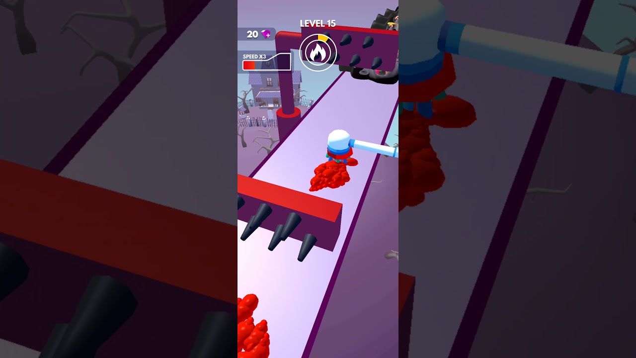 Teeth Runner - All Levels Gameplay