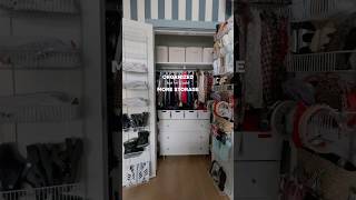Adding more storage to an organized closet