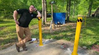 How to properly bolt your bollard on concrete! YITAMOTOR 48" Safety Bollard #howto #how #bollards