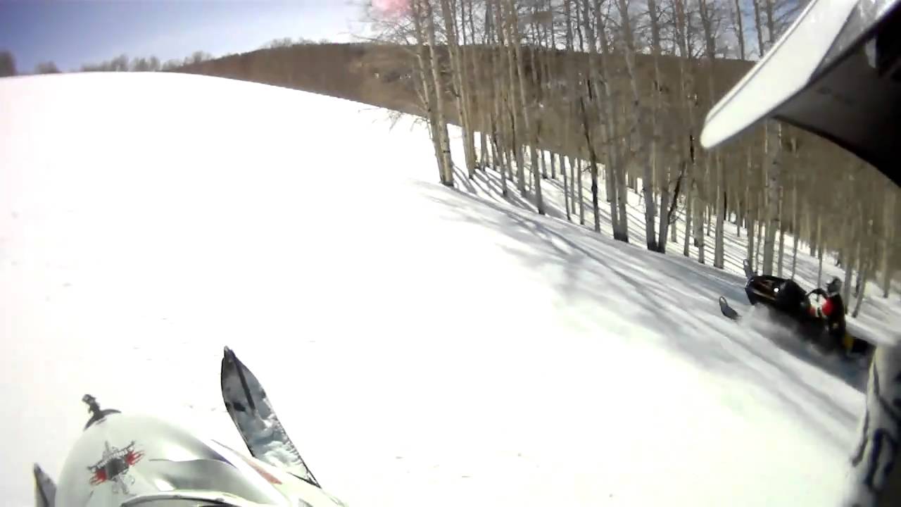 Snowmobile Boondocking through the Aspen 2(Brock Rasmussen) YouTube