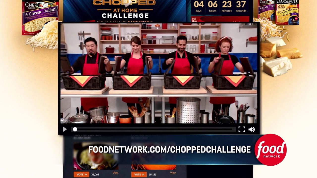 Food Network Chopped at Home Challenge Sargento YouTube