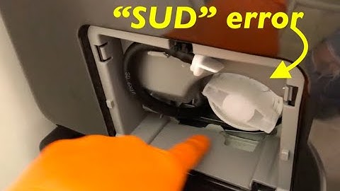 Samsung washing machine "SUD" error code - EASY FIX!