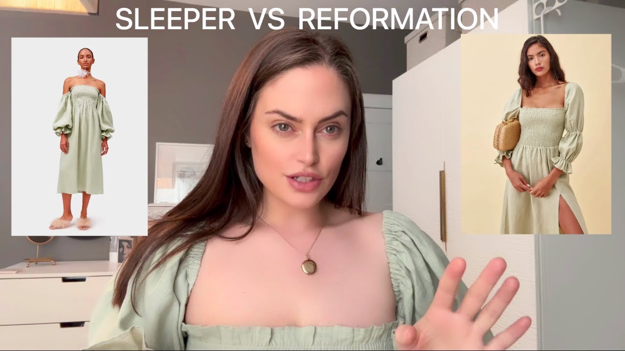 Sleeper Atlanta Dress VS Reformation Hyland Dress Review | Not What You Expect | Aesthetics of Olive
