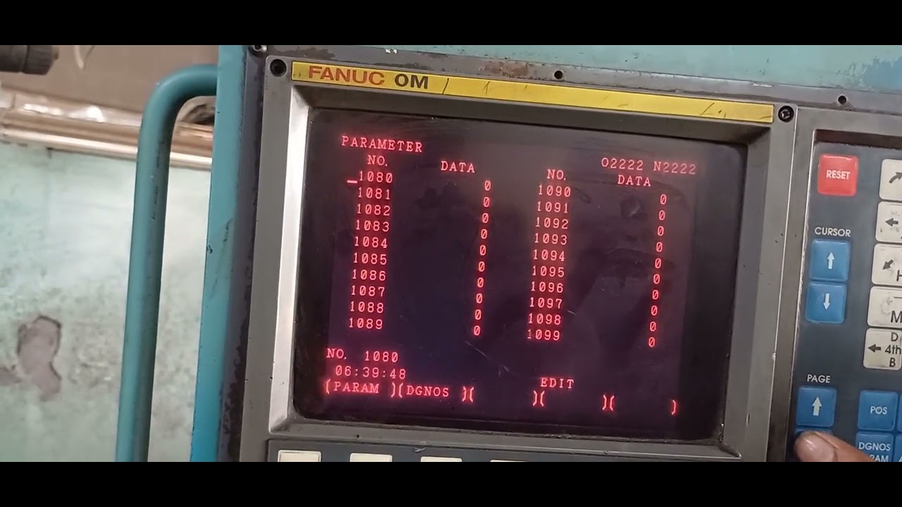 VMC PARAMETERS FANUC