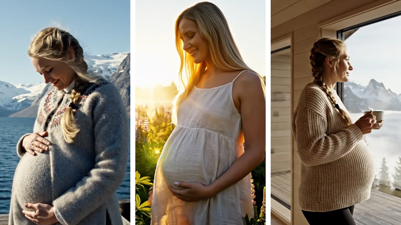 Capturing the Beauty of Pregnancy in Norway | AI Lookbook in 4K