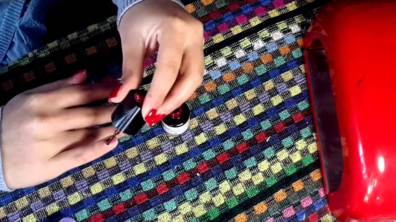 Applicazione smalto SEMIPERMANENTE + semplicissima NAIL ART ♥  #Nails tutorial.