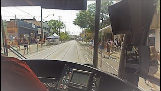 Riding the TTC Streetcar YDS Yonge-Dundas Square to Ossington Ave | Weekend in TORONTO – June 2023