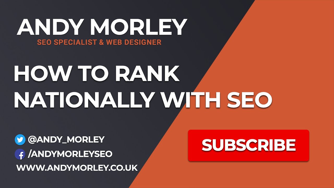 How To Rank Nationally With SEO - YouTube