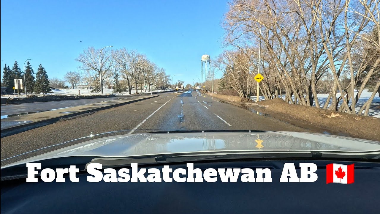 Turner Park Fort Saskatchewan AB 🇨🇦 Driving Tour February 2026