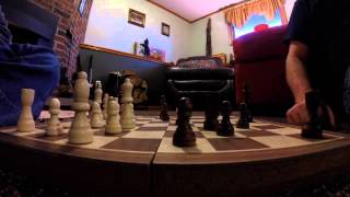 Getting the kids away from video games... Chess with GoPro Time Lapse.