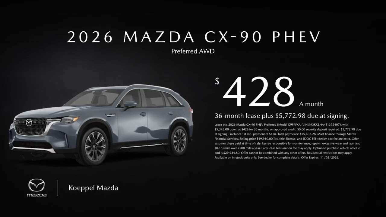 Mazda CX-90 PHEV 10/04/2026 8064852 - YouTube