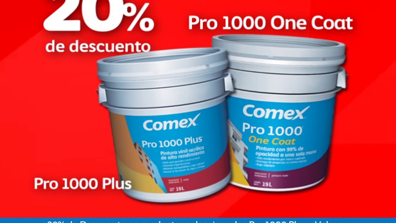 Comex Pro 1000 Plus y Velmar 20%* - YouTube