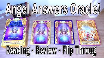 👼Angel Answers Oracle Reading, Review & Flip Through!